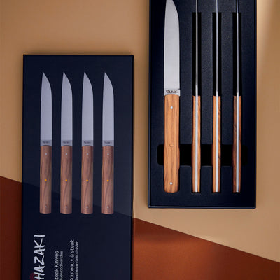 Steak Knife Kit - Olivewood