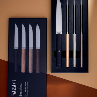 Steak Knife Kit - Mixed Wood