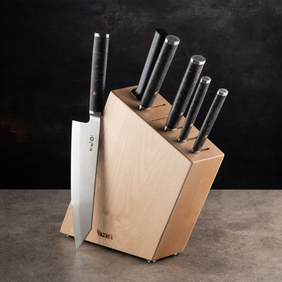 Knife Block - Birch