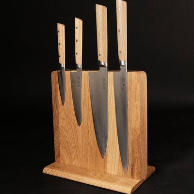 Knife Block - Oak
