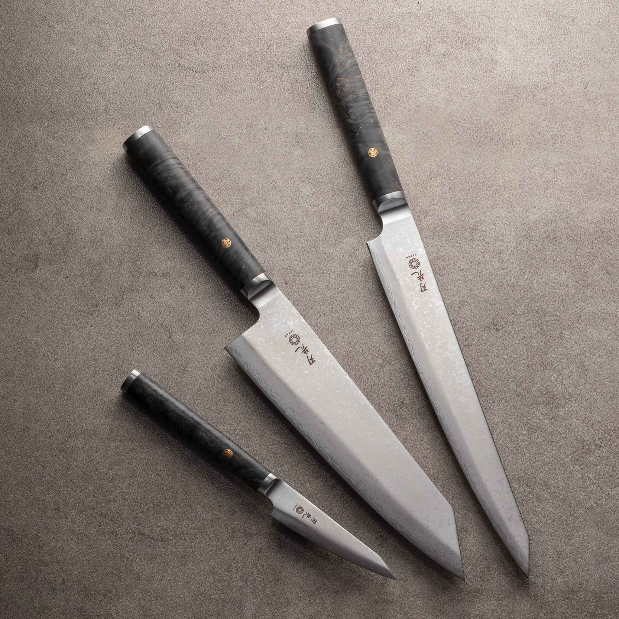 Pro Cook Set - Maple Burl – Hazaki Knives
