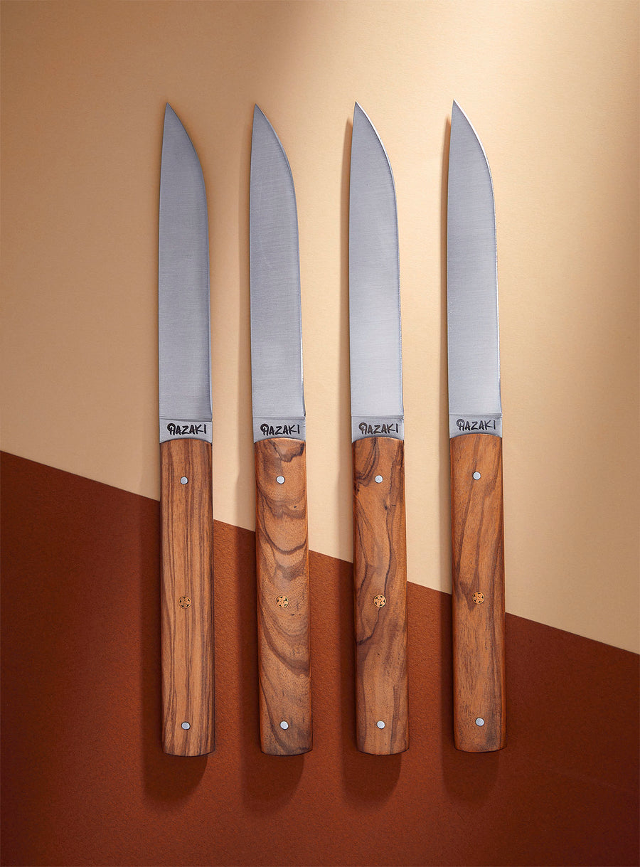 Steak Knife Kit - Olivewood