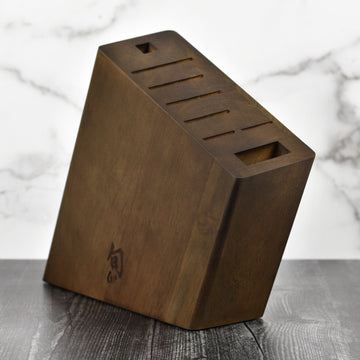 Knife Block - Walnut