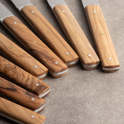 Steak Knife Kit - Olivewood