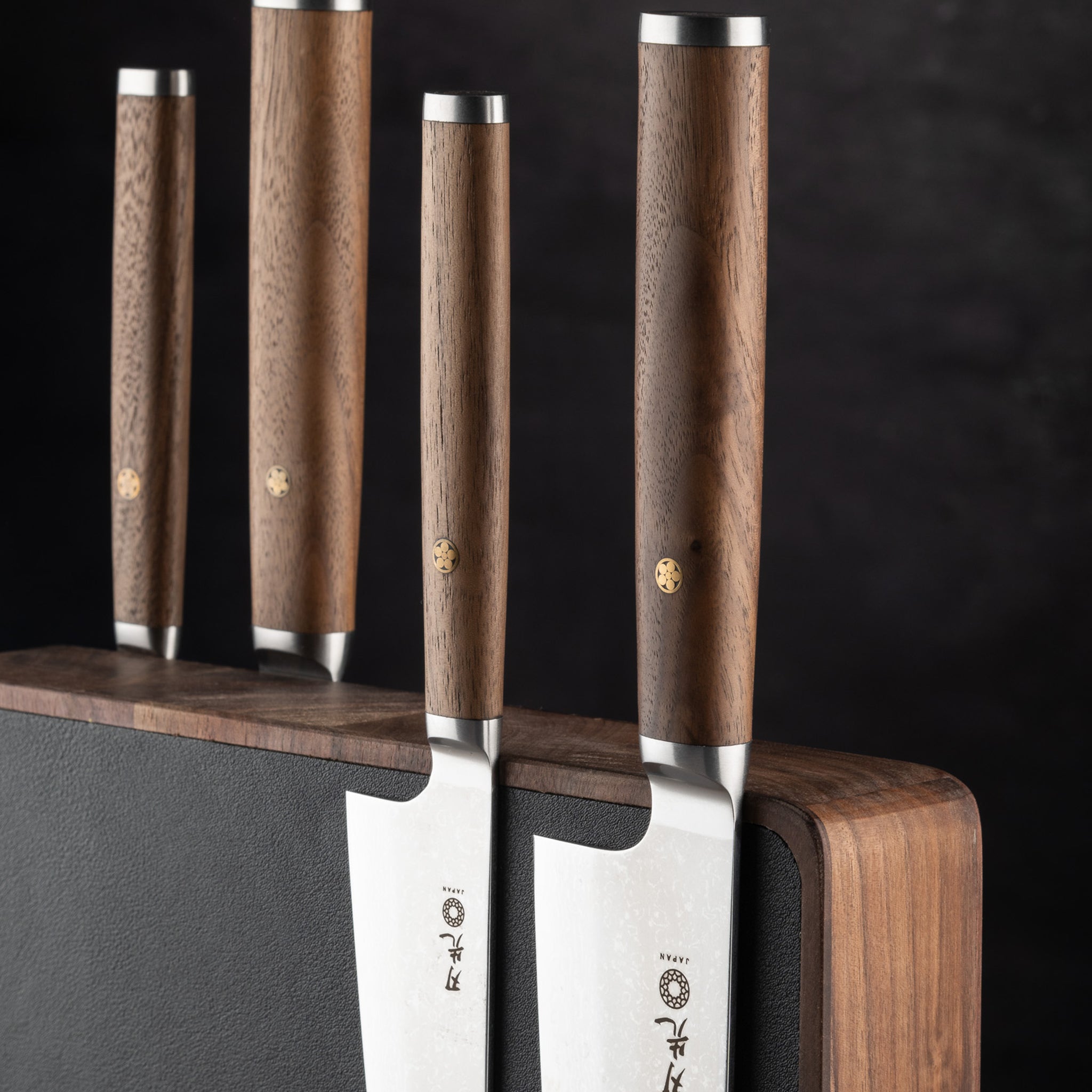 Full Magnetic Block Pro Set - Walnut – Hazaki Knives