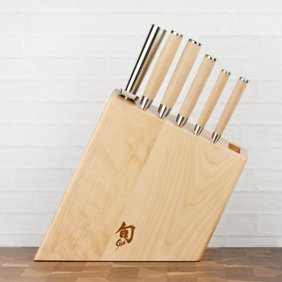 Knife Block - Birch