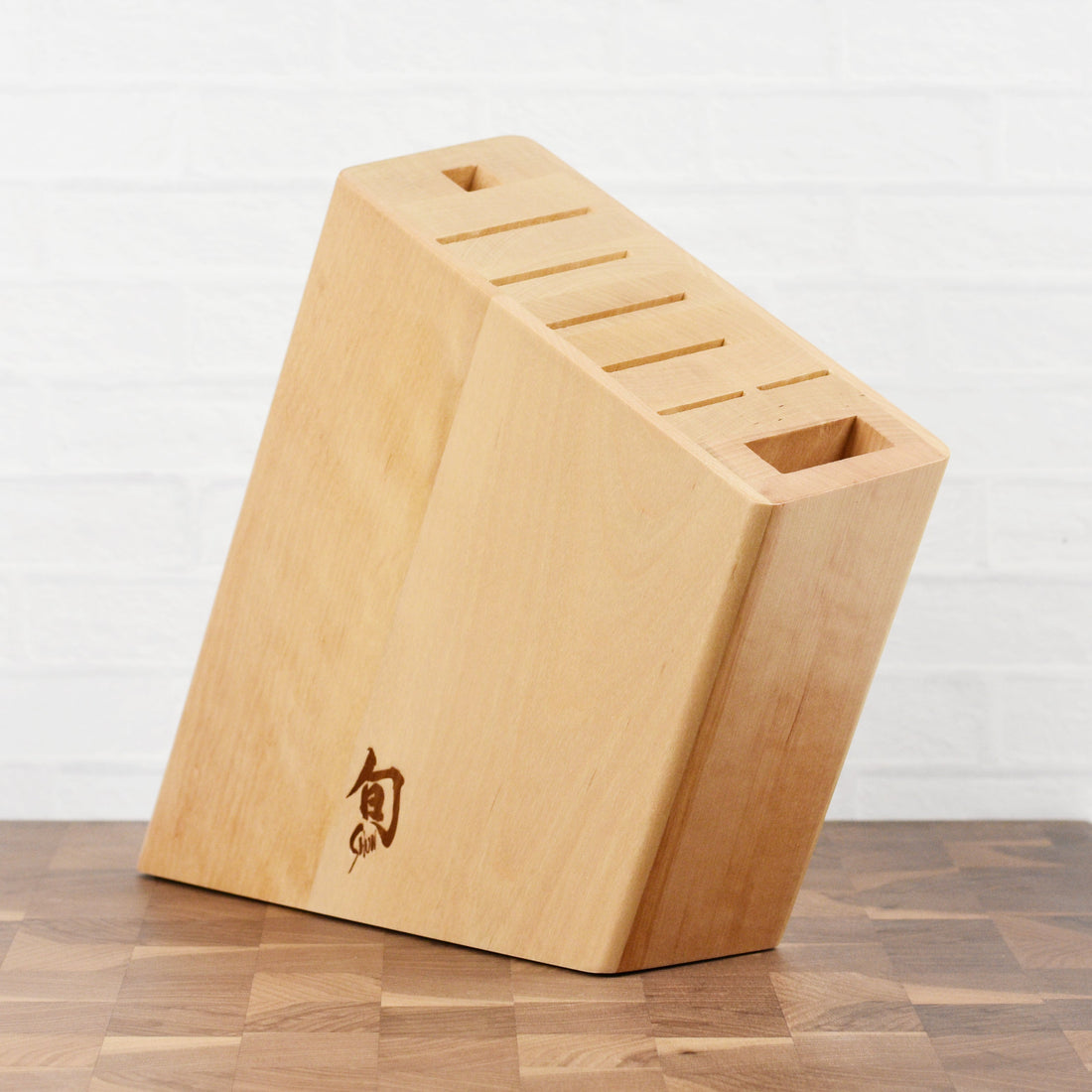 Knife Block - Birch