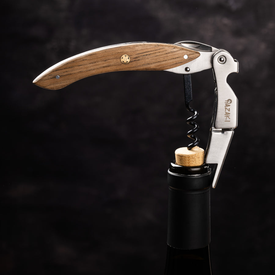 Wine Corkscrew - Oak